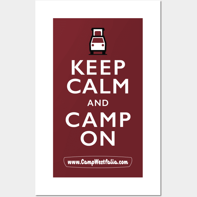 Camp On, dark Wall Art by CampWestfalia